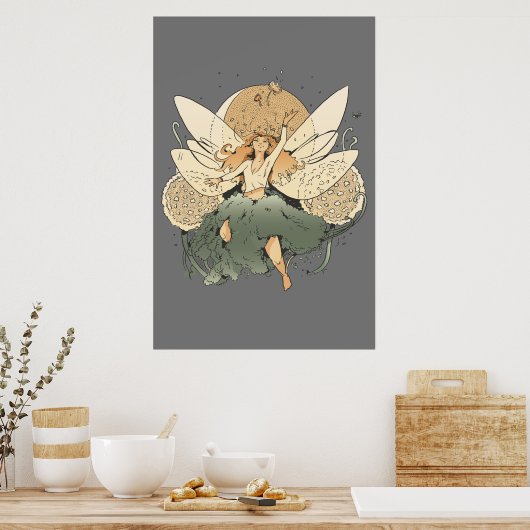 Zauberhafte Märchen - Whimsical Fantasy Art Poster (Küche)