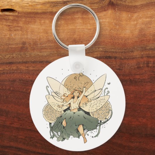 Zauberhafte Märchen - Whimsical Fantasy Art Schlüsselanhänger (Vorderseite)