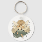 Zauberhafte Märchen - Whimsical Fantasy Art Schlüsselanhänger (Rückseite)