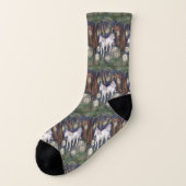 Zauberhafte Märchenwälder der Unicorn Kunsthandwer Socken (Links - Außen)