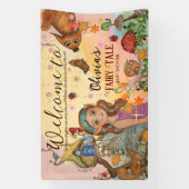 Zauberhafte Mauerwand für die Märchen-Babydusche Banner (Vertikal)