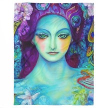 Zauberhafte Milchkönigin mit Schmetterlingen