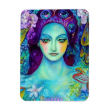 Zauberhafte Milchkönigin mit Schmetterlingen