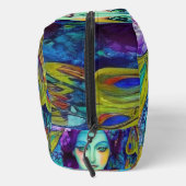 Zauberhafte Milchkönigin mit Schmetterlingen Waschbeutel (Rechts)