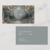 Zauberhafte Mondwald-Nacht Visitenkarte (Vorne/Hinten)