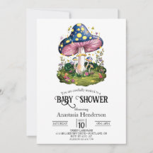 Zauberhafte Mushroom-Babydusche