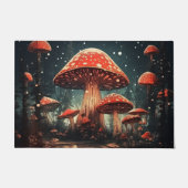 Zauberhafte Mushroom-Hintergründe Fußmatte (Vorderseite)