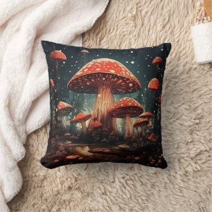 Zauberhafte Mushroom-Hintergründe Kissen