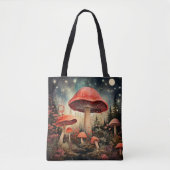 Zauberhafte Mushroom-Hintergründe Tasche (Vorderseite)