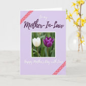 Zauberhafte Muttertags-Postkarte Karte (Gelbe Blume)
