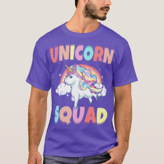 Zauberhafte mythische Kreatur der Einhornscheibe T-Shirt
