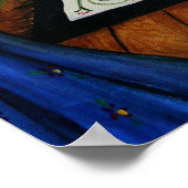 Zauberhafte Nachtmagie der Katzen Poster (Ecke)