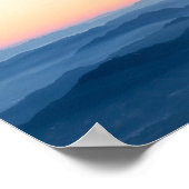 Zauberhafte Nebelschichten Poster (Ecke)