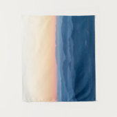 Zauberhafte Nebelschichten Wandteppich (Vorderseite)