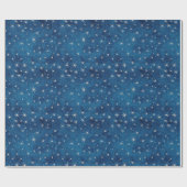 Zauberhafte Night Sky and Stars Kids Geschenkpapier (Flach)