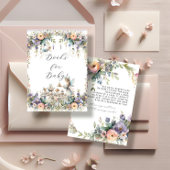 Zauberhafte Party-Blumenbücher für Kinder Begleitkarte