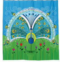 Zauberhafte Pfau-Symmetrie