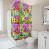 zauberhafte Pilze Duschvorhang (Beispiel)