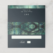 Zauberhafte Platzkarte für zauberhafte Waldbrände (Außenseite Aufgefaltet)