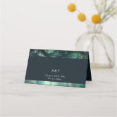 Zauberhafte Platzkarte für zauberhafte Waldbrände (Rückseite)