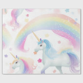 Zauberhafte Regenbogenpflaster-Pastel Geschenkpapier (Flach)