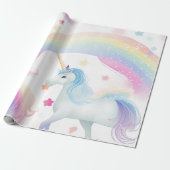 Zauberhafte Regenbogenpflaster-Pastel Geschenkpapier (Ungerollt)