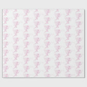 Zauberhafte Rosa Märchenstaub Geschenkpapier (Flach)