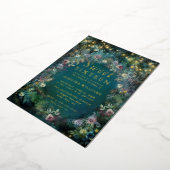 Zauberhafte Rose Fairy Light Sweet 16 Folieneinladung (Gedreht)