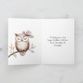 Zauberhafte Rosen Blumenkugel Geburtstag Karte (Innenseite)