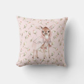 Zauberhafte Rosenrosen Blumenwild Kissen (Vorderseite)