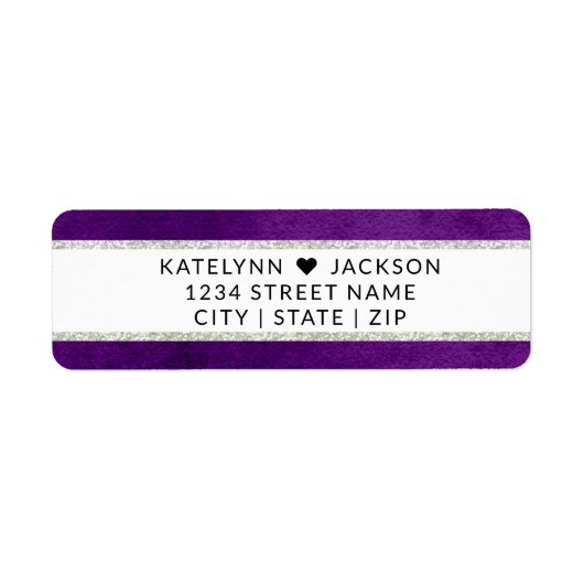 Zauberhafte Rücksendeadresse für Blumenzwiebeln (Vorne)