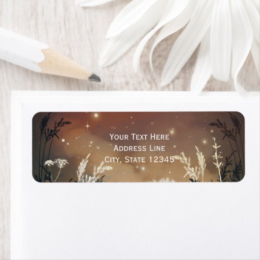 Zauberhafte Rustikale Night Sky Stars & Foliage Ho (Insitu)