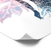 Zauberhafte Silhouette Poster (Ecke)