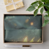 Zauberhafte Sonnenblumen und Glühwürmchen Seidenpapier (Geschenk)