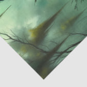 Zauberhafte Sumpfhexe in der Smaragdwaldfantasie Seidenpapier (Ausschnitt)