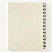 Zauberhafte Symphonie-Notebook Notizblock (Rückseite)