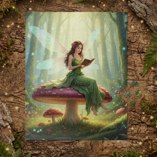 Zauberhafte Tagfeen-Lese-Buch-Puzzle Puzzle