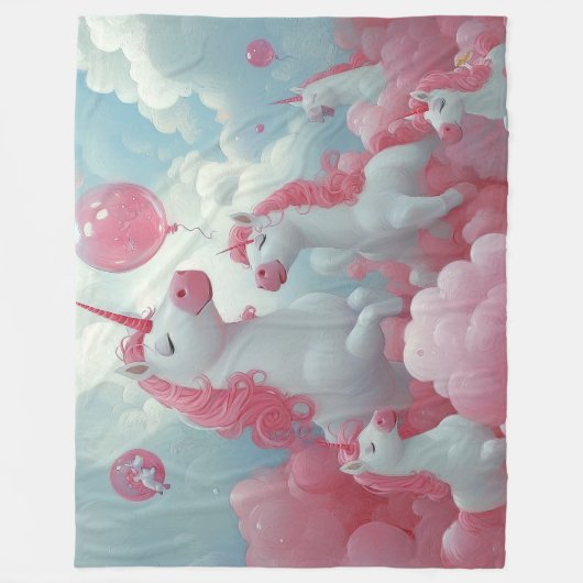 Zauberhafte Traumwelt Fleecedecke (Vorderseite)