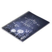 Zauberhafte Twilight Sky Stars & Foliage Journal Notizblock (Linke Seite)