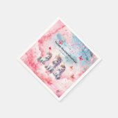 Zauberhafte Unicorn Babyduschpapier Napkins Serviette (Ecke)