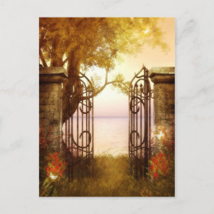 Zauberhafte Waldlandschaft 11 Postkarte