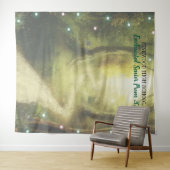 Zauberhafte Waldlichter Wandteppich (Beispiel (Horizontal))