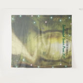 Zauberhafte Waldlichter Wandteppich (Vorderseite (Horizontal))