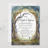 Zauberhafte Waldnacht vor Probe Einladung (Vorderseite)