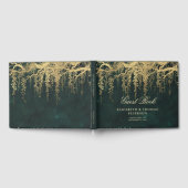 Zauberhafte waldreiche Goldmedaille Gästebuch (Voll)