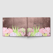 Zauberhafte Wasserfarben-Sukkulente Gästebuch (Voll)