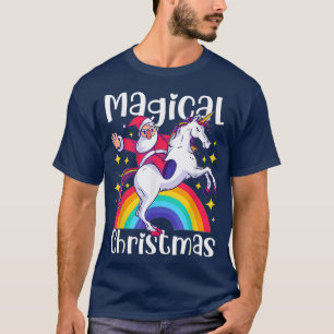 Zauberhafte Weihnachten mit einem Weihnachtsmann u T-Shirt