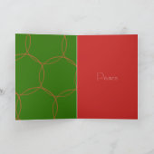 Zauberhafte Weihnachtsbaum-2-Grußkarte Feiertagskarte (Innenseite)