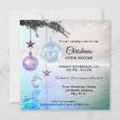 Zauberhafte Weihnachtsfeier im Party Open House Einladung (Vorderseite)