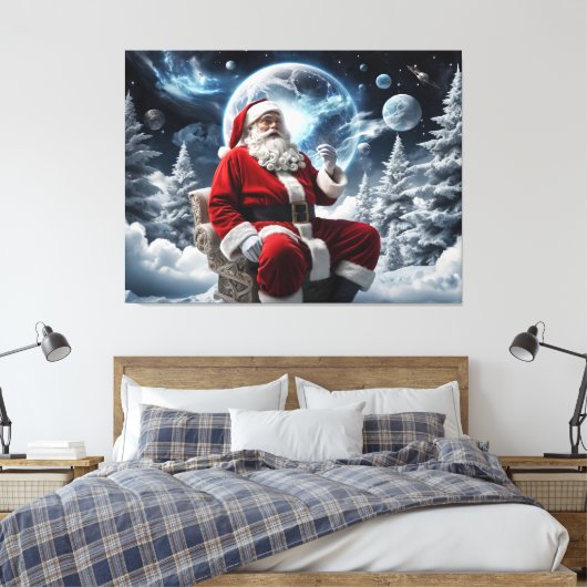 Zauberhafte Weihnachtsfeiertage Leinwanddruck (Insitu (Schlafzimmer))
